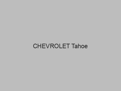 Enganches económicos para CHEVROLET Tahoe